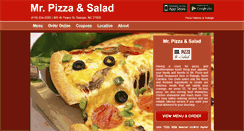 Desktop Screenshot of mrpizzatogo.com